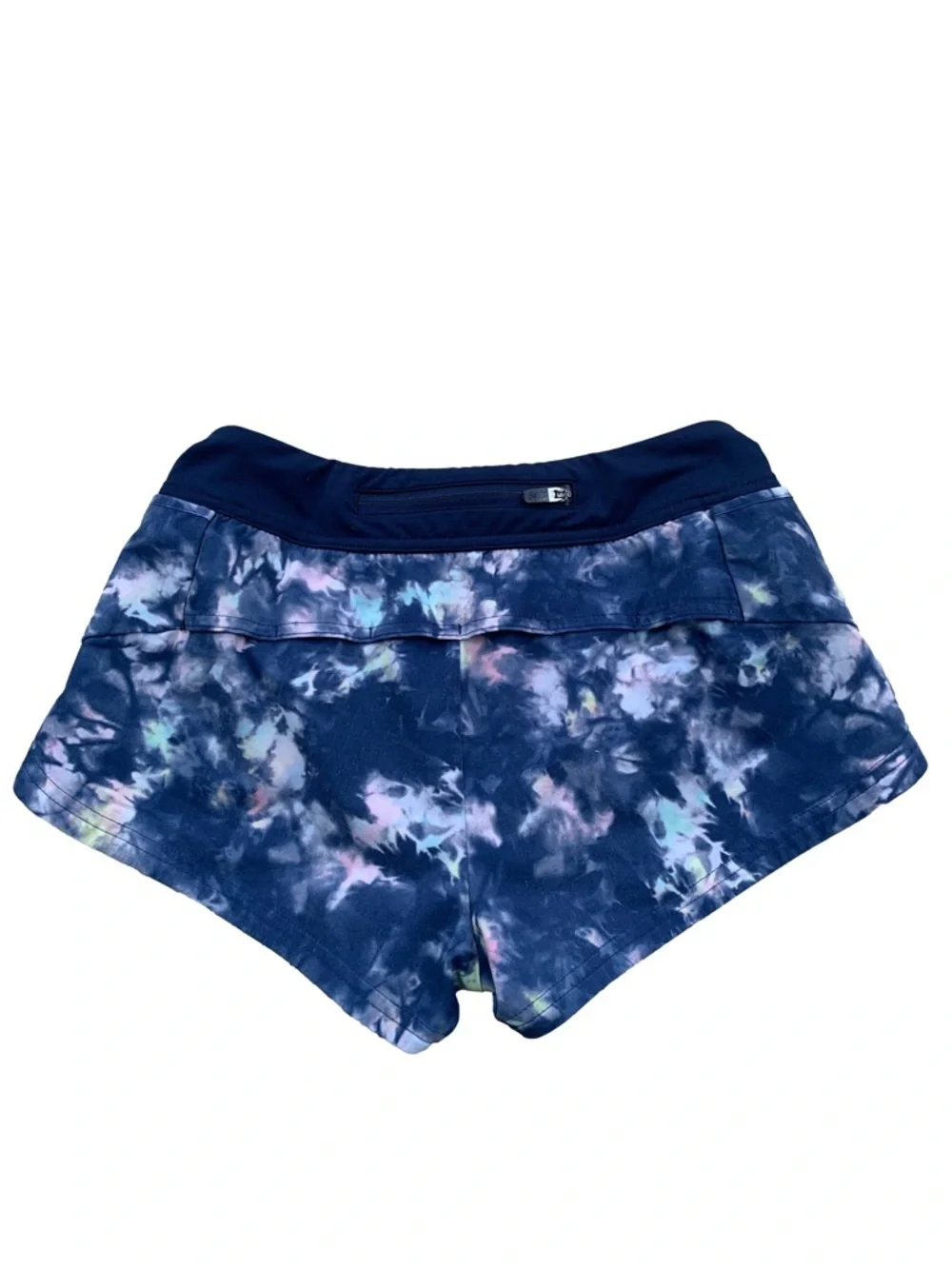 Athleta Girl Size Medium, 8-10, Blue Tie Dye Athletic Shorts